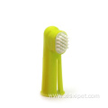 pet finger toothbrush Rubber toothbrush for dog cat